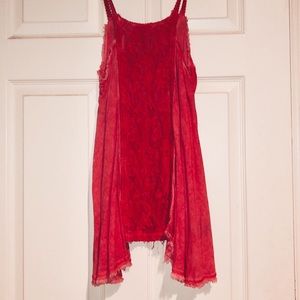 NWOT Coral Pink Tank